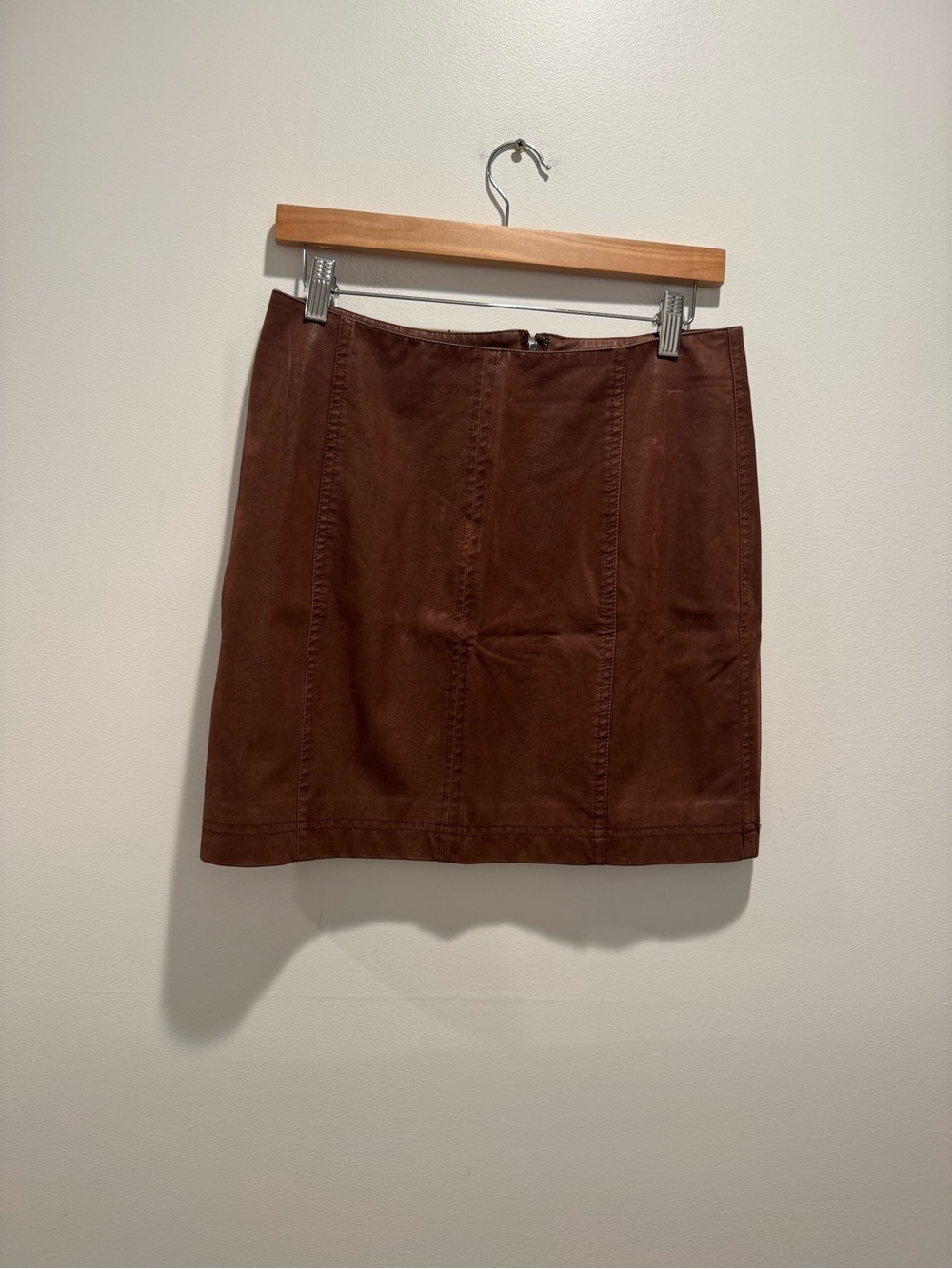 Free People Modern Femme faux leather mini skirt